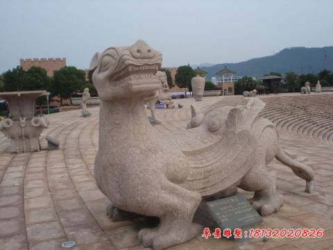 古代神兽招财貔貅石雕