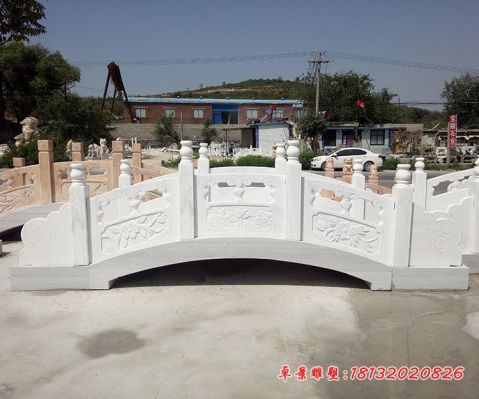 园林景观汉白玉石桥