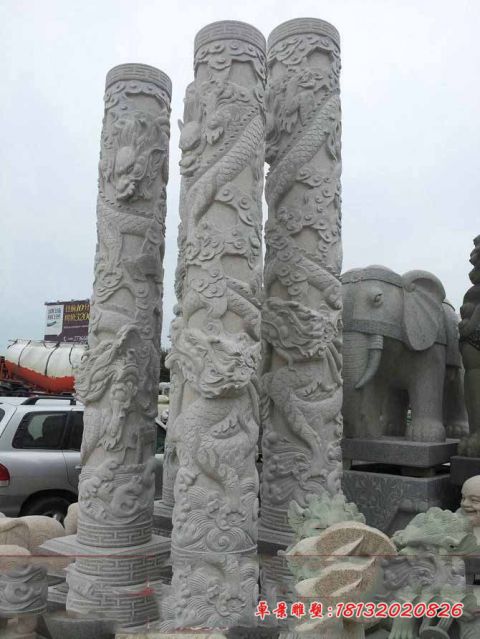大理石景区石龙柱
