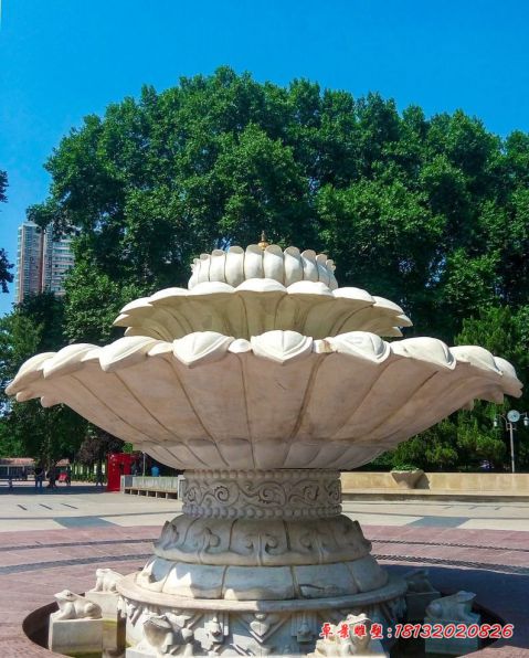 大理石公园欧式喷泉石雕