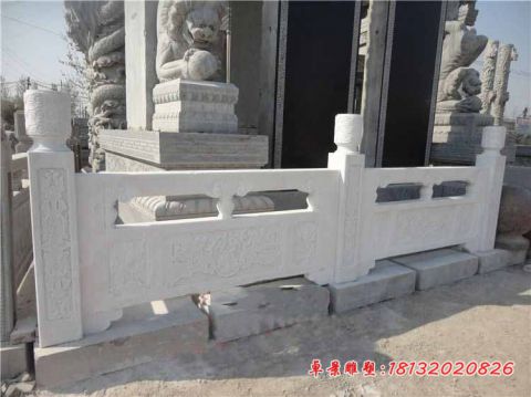 大理石公园栏板栏杆石雕