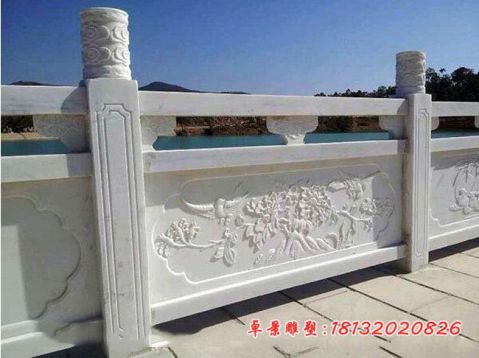汉白玉桥梁河道石雕栏板