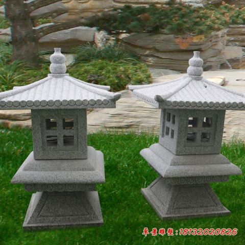 园林景观大理石灯