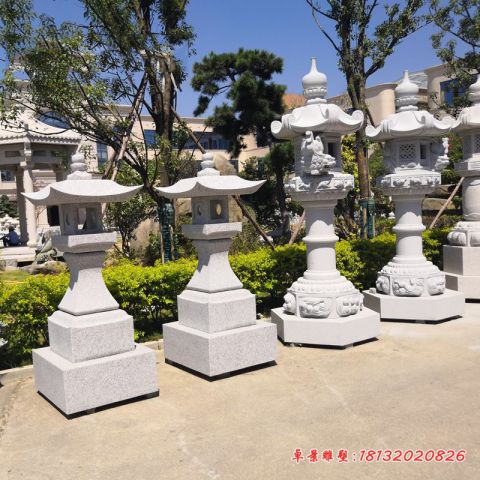 大理石公园石灯笼