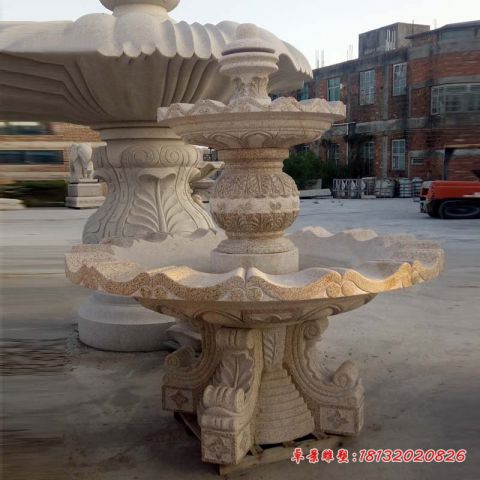 广场砂岩欧式喷泉石雕