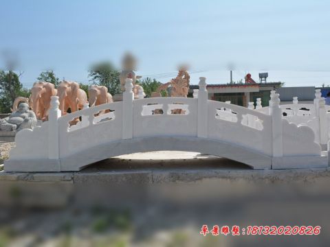 公园景观汉白玉小桥石雕