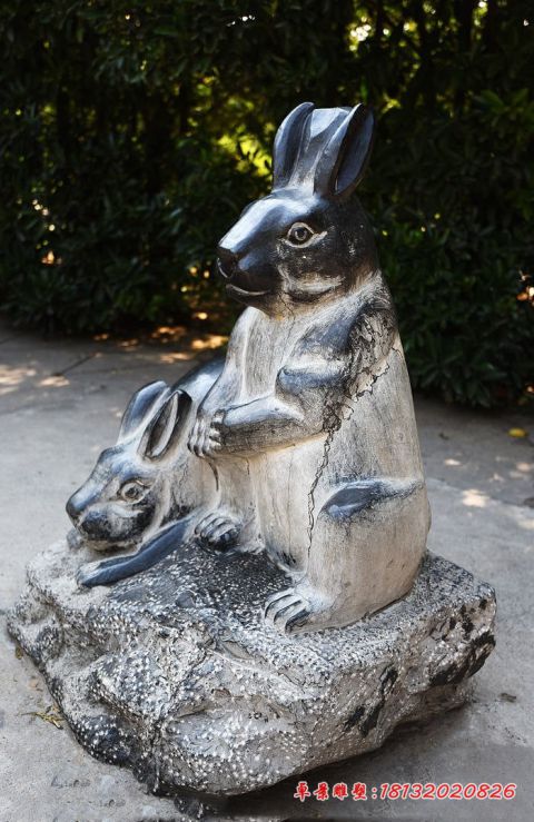 公园动物大理石十二生肖石雕