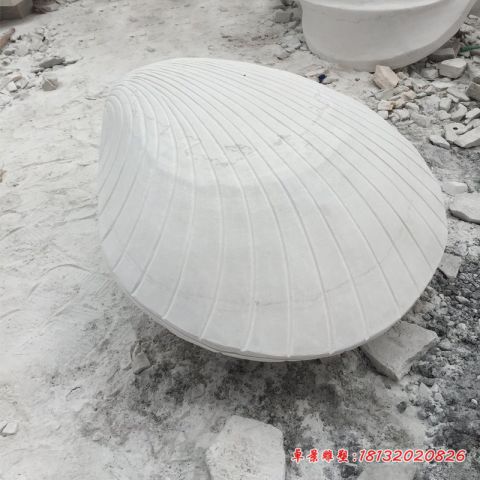 公园景观大理石贝壳石雕