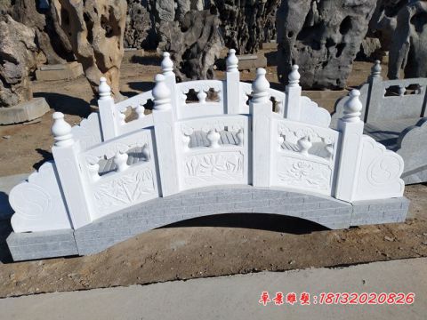 公园园林汉白玉小桥石雕