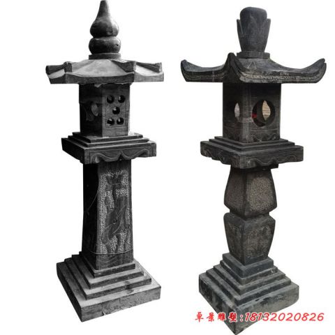 青石仿古公园石灯笼