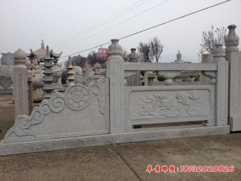 园林景观大理石栏板石雕