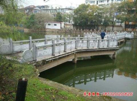 大理石公园仿古栏板石雕