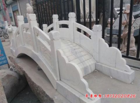 公园汉白玉小型拱桥石雕