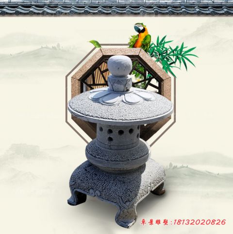 大理石小型照明石灯