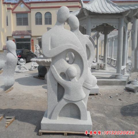 石雕公园人物雕塑