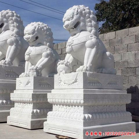 石雕动物狮子雕塑