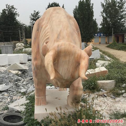 石雕动物牛雕塑