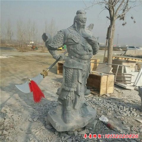 石雕神像关公雕塑