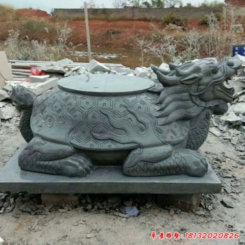 龙龟动物石雕
