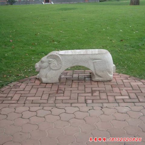 石雕公园动物石凳