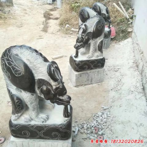 吸水兽石雕仿古