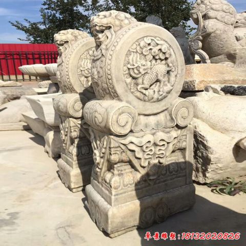 仿古抱鼓石雕塑