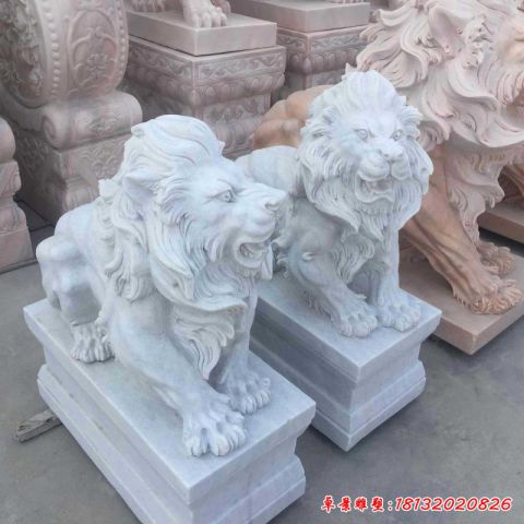 园林狮子动物石雕