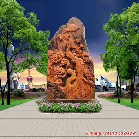 园林风景石雕塑