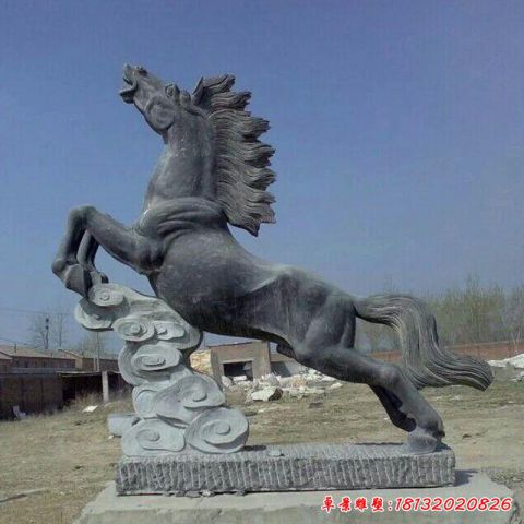 石雕公园动物马雕塑