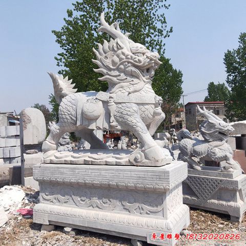 神兽麒麟仿古石雕