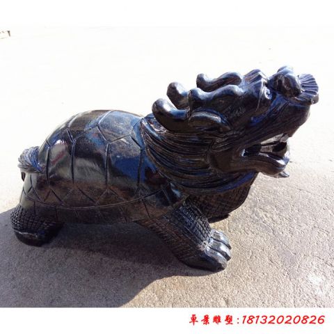 大理石动物龙龟雕塑