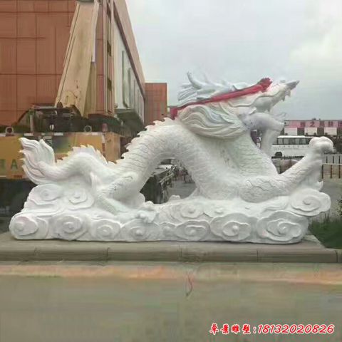 广场动物雕塑龙