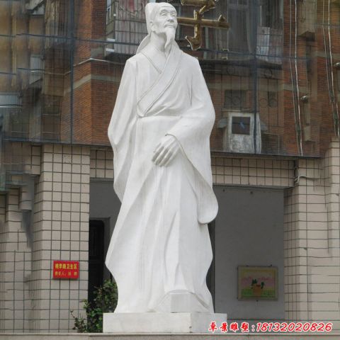 古代杜甫人物雕塑