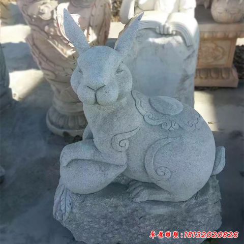生肖兔石雕