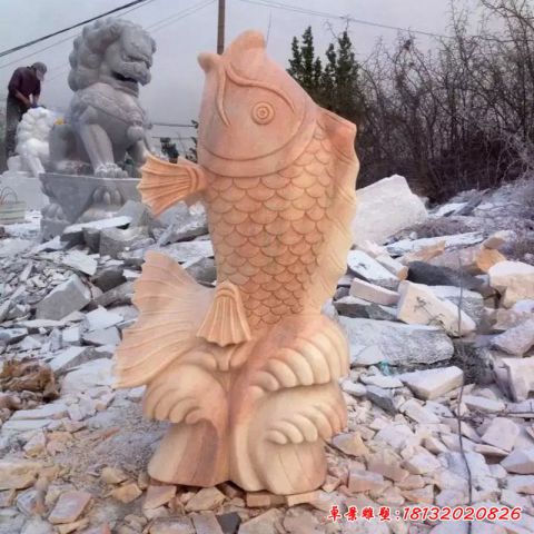 喷泉鱼景观雕塑