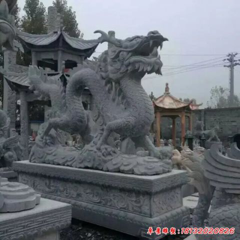 园林动物龙雕塑