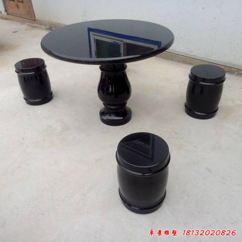 仿古石桌凳石雕