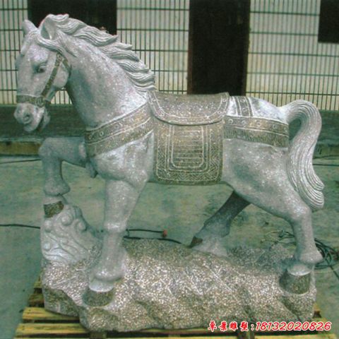 公园动物马雕塑