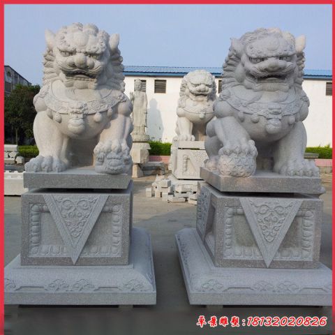 狮子古代动物石雕