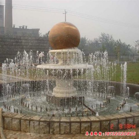 公园风水球景观石雕