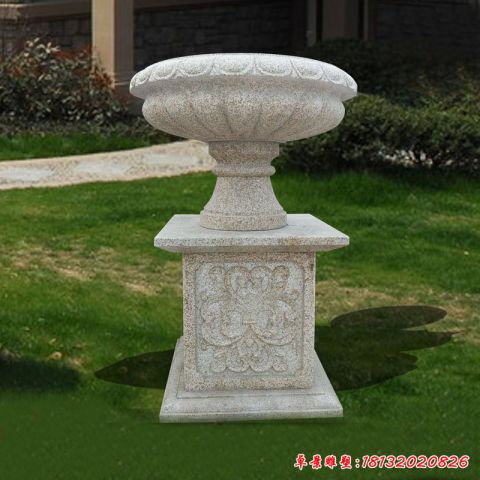 步行街公园花盆