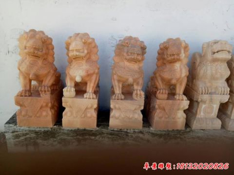 仿古园林石雕狮子