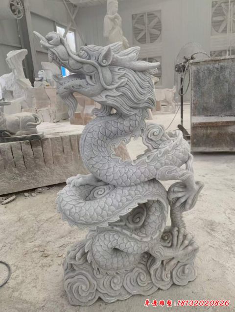 生肖动物石雕龙