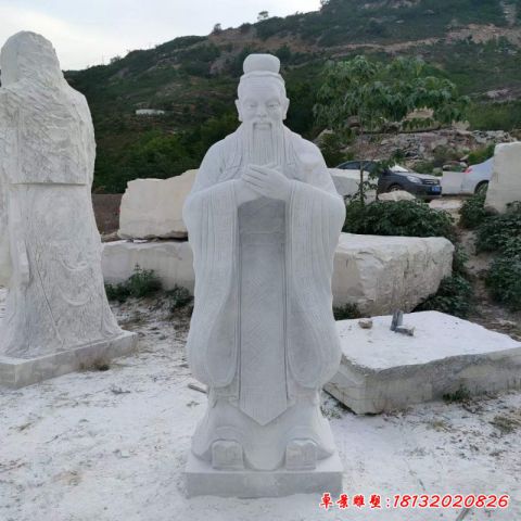 孔子大型石雕人物