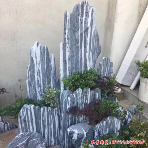 大理石雕刻假山