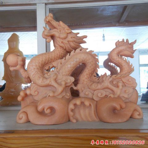 公园石雕生肖龙