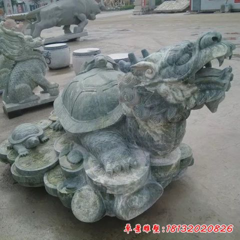 青石龙龟雕塑