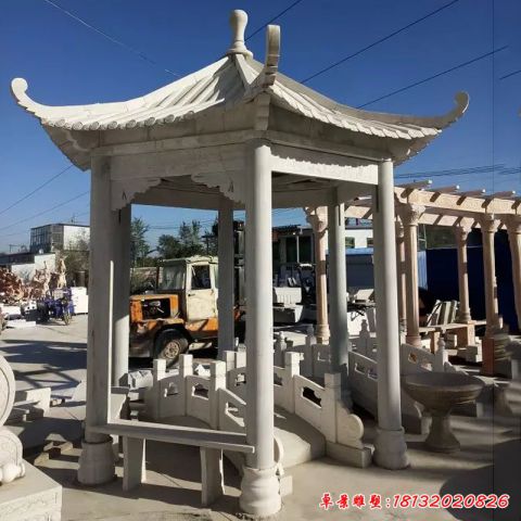 公园凉亭雕塑