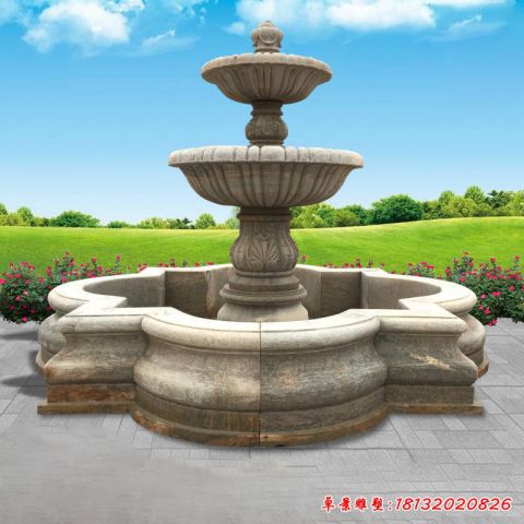 立体户外喷泉