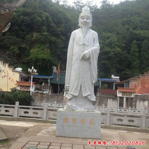 古代孔子人物石雕